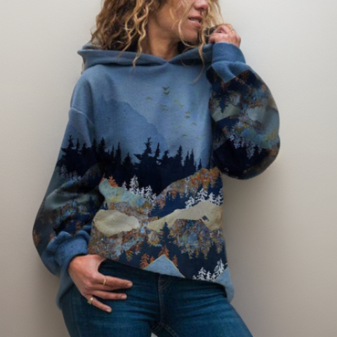 Louise | Stylischer und Gemütlicher Harajuku-Kapuzenpullover für Damen