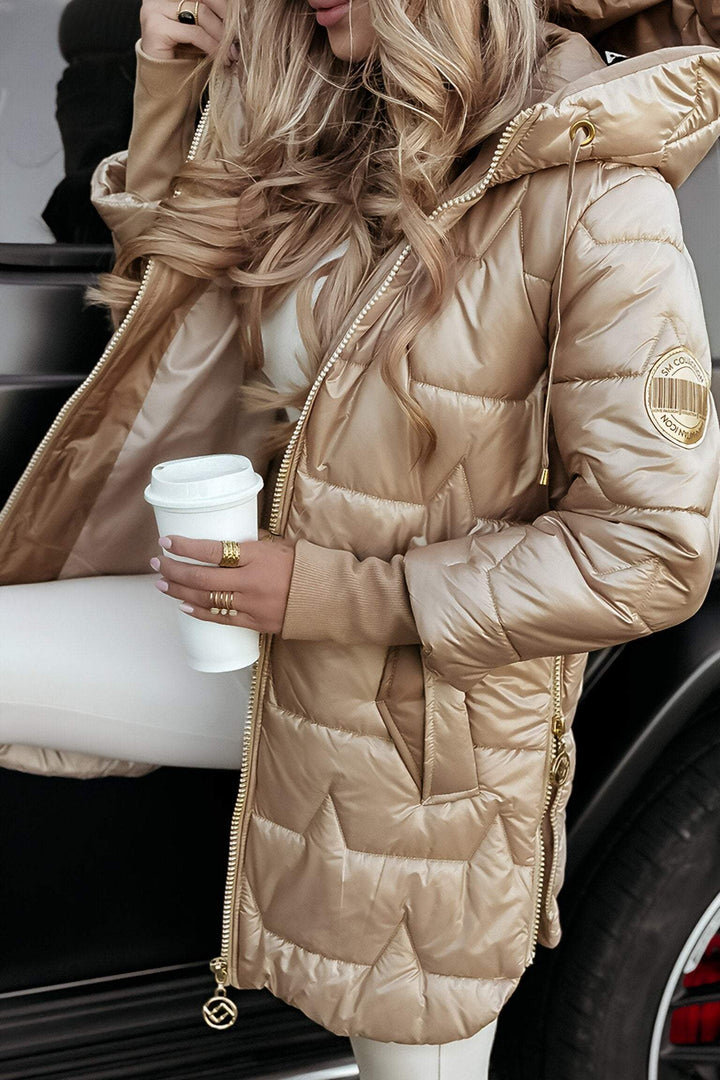Zoe | Herbstjacke für Damen mit Rundhalsausschnitt und langen Ärmeln