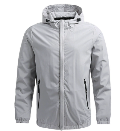 Luca | Wind und wasserdichte Jacke für Herren mit Kapuze und langen Ärmeln