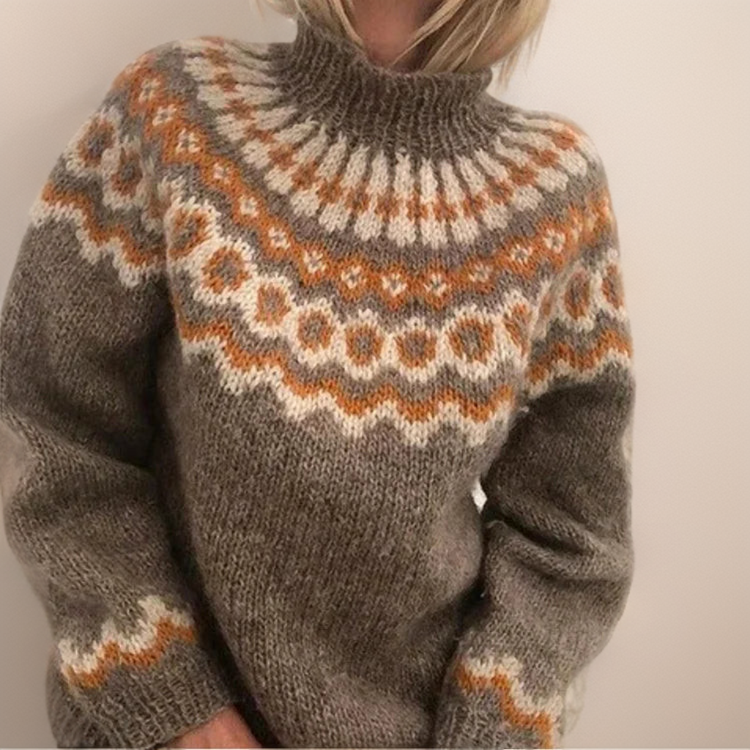 Olivia | Gemütlicher Rollkragenpullover für Damen mit langen Ärmeln