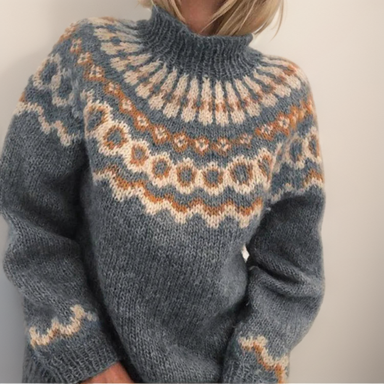 Olivia | Gemütlicher Rollkragenpullover für Damen mit langen Ärmeln