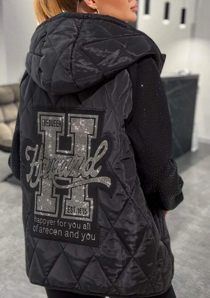 Gloria | Stilvolle Warme Jacke für Damen mit Kapuze und langen Ärmeln