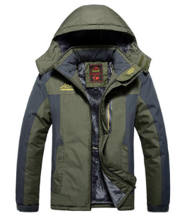 Lorenzo | Bequeme Winterjacke für Herren mit Kapuze und langen Ärmeln