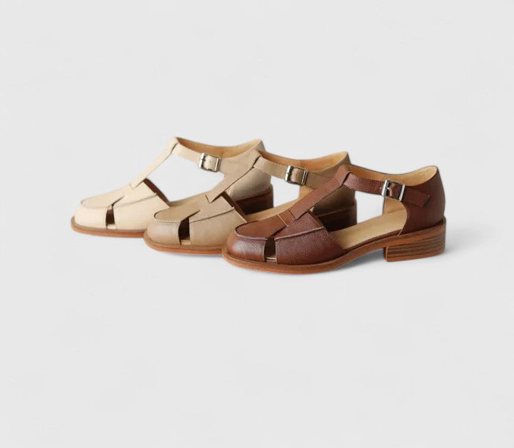 Thalina | Elegante Mary Jane Sandalen für Damen mit mittelhohem Absatz