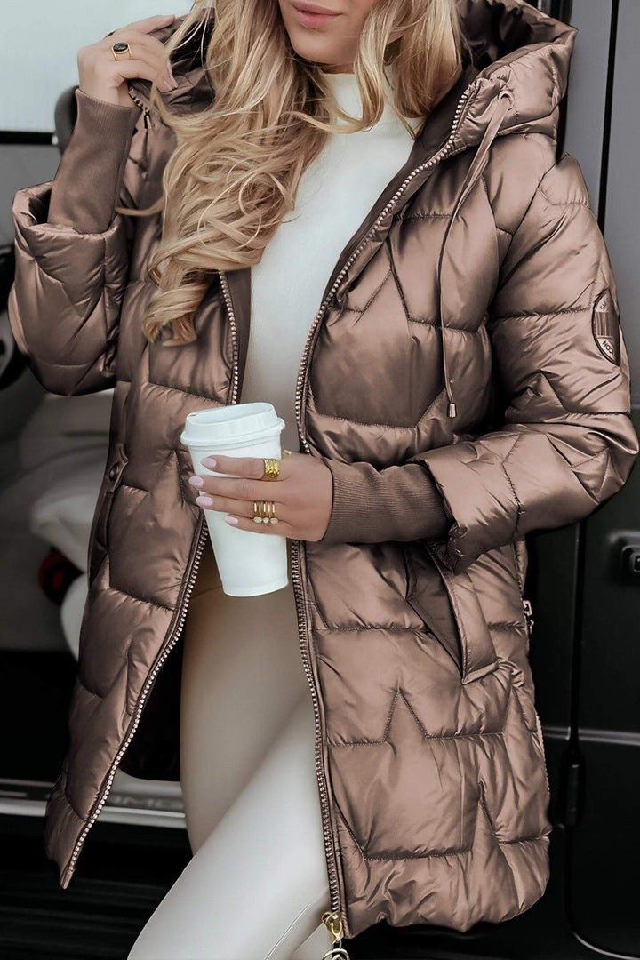 Zoe | Herbstjacke für Damen mit Rundhalsausschnitt und langen Ärmeln