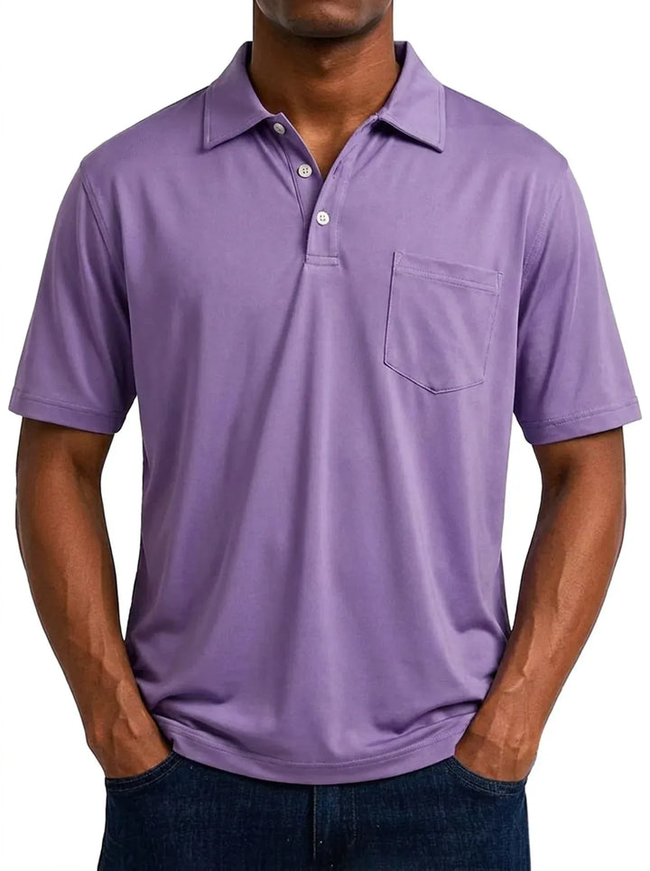 Max | Polo décontracté vintage pour homme à manches courtes et manches longues