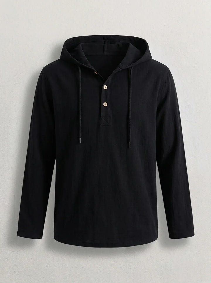 Fabio | Luxus Hoodie für Herren mit Kapuze und langen Ärmeln