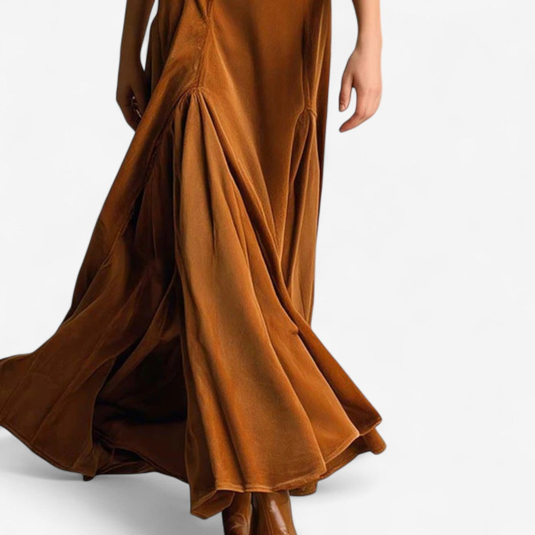 Meyer Lange Robe Épice Kleid für Damen mit V-Ausschnitt und 3/4-Ärmeln