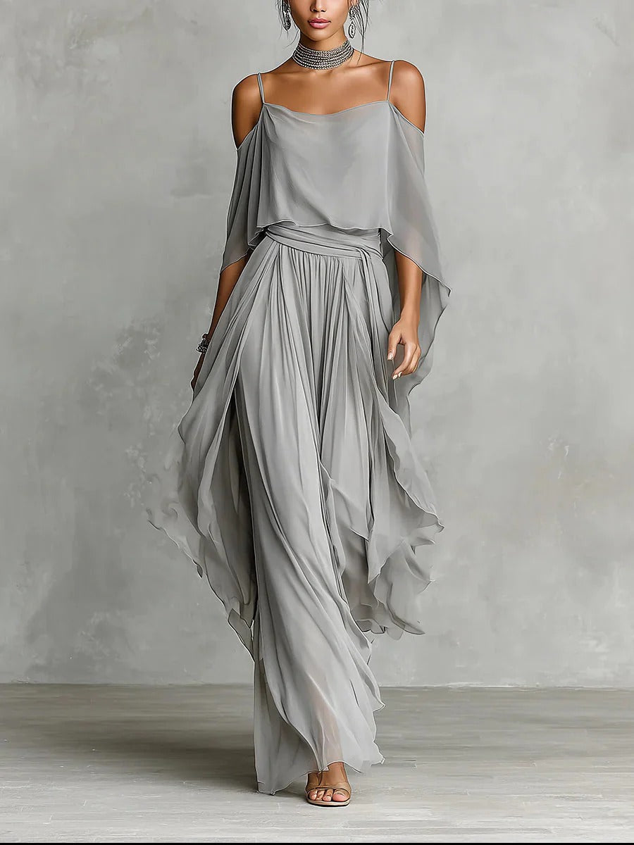 Ivah | schulterfrei Flowy Set