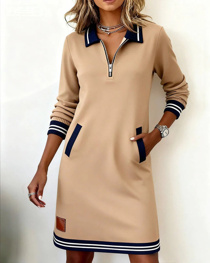 Schickes Langärmeliges Kleid für Damen