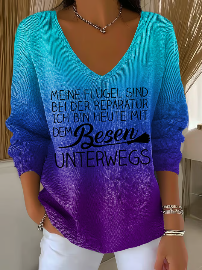 Thea | Damen-Shirt, entspannt und stilvoll mit V-Ausschnitt
