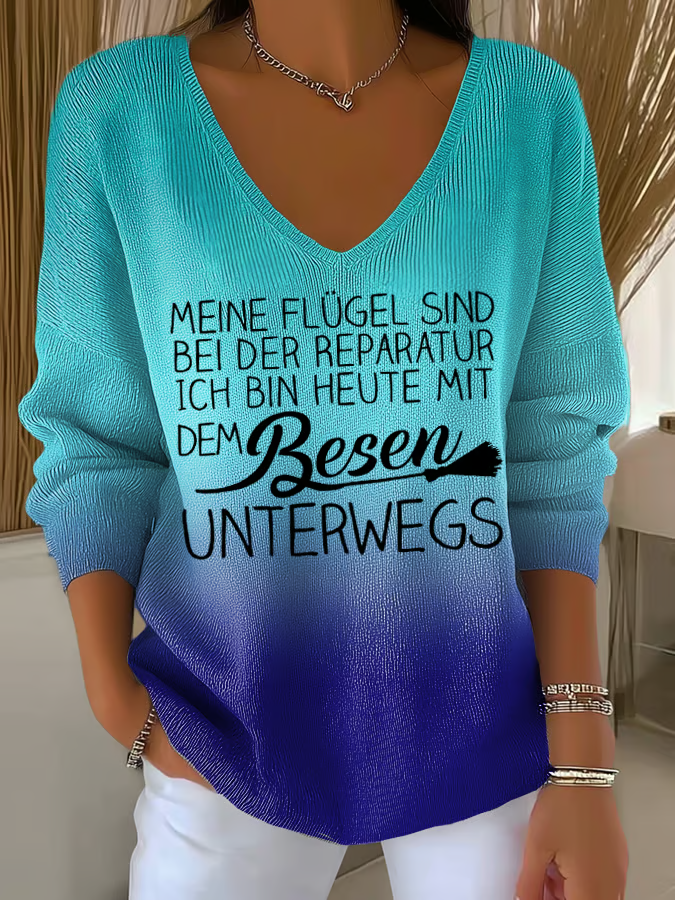 Thea | Damen-Shirt, entspannt und stilvoll mit V-Ausschnitt