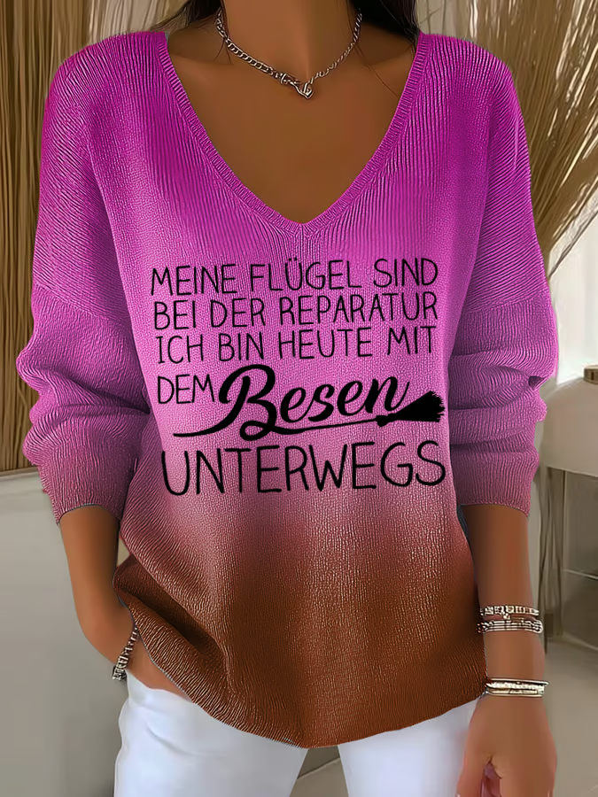Thea | Damen-Shirt, entspannt und stilvoll mit V-Ausschnitt