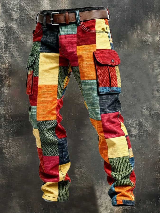 ÉLINÉA PARIS | Herren Cargo-Hosen mit geradem Bein