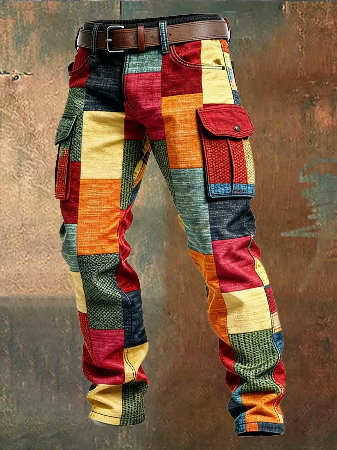 ÉLINÉA PARIS | Herren Cargo-Hosen mit geradem Bein