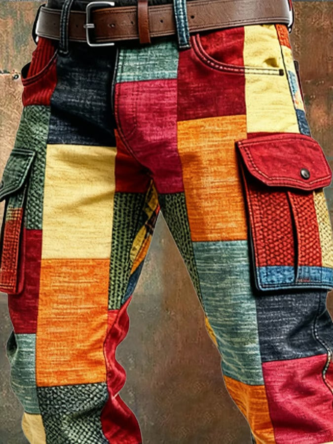 ÉLINÉA PARIS | Herren Cargo-Hosen mit geradem Bein