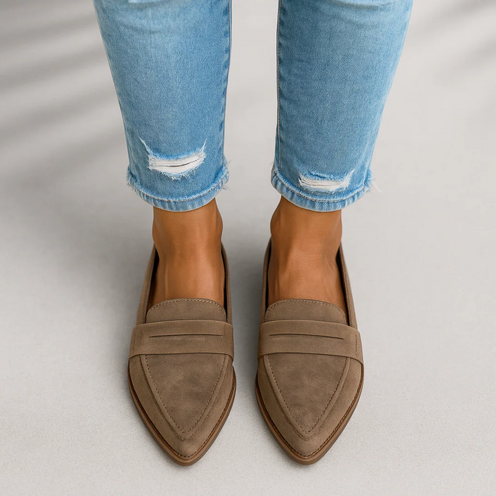 Rosa | Orthopädische Mokassins Ballerinas für Damen