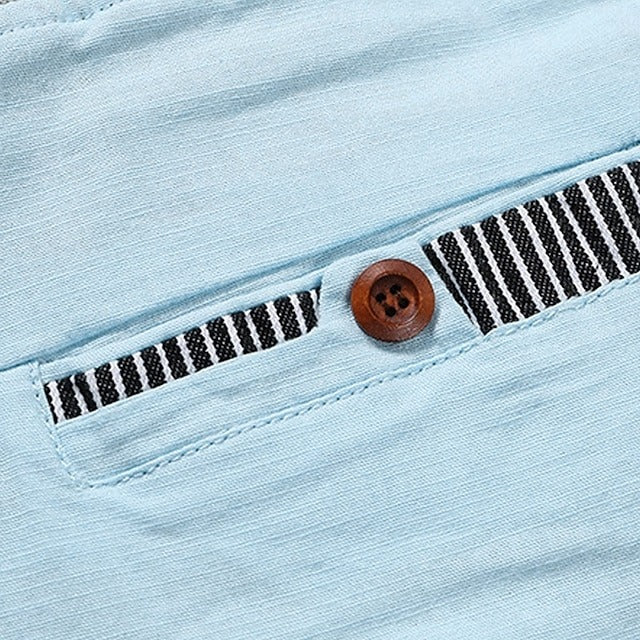 Herren Shorts mit Taschen und Kordelzug