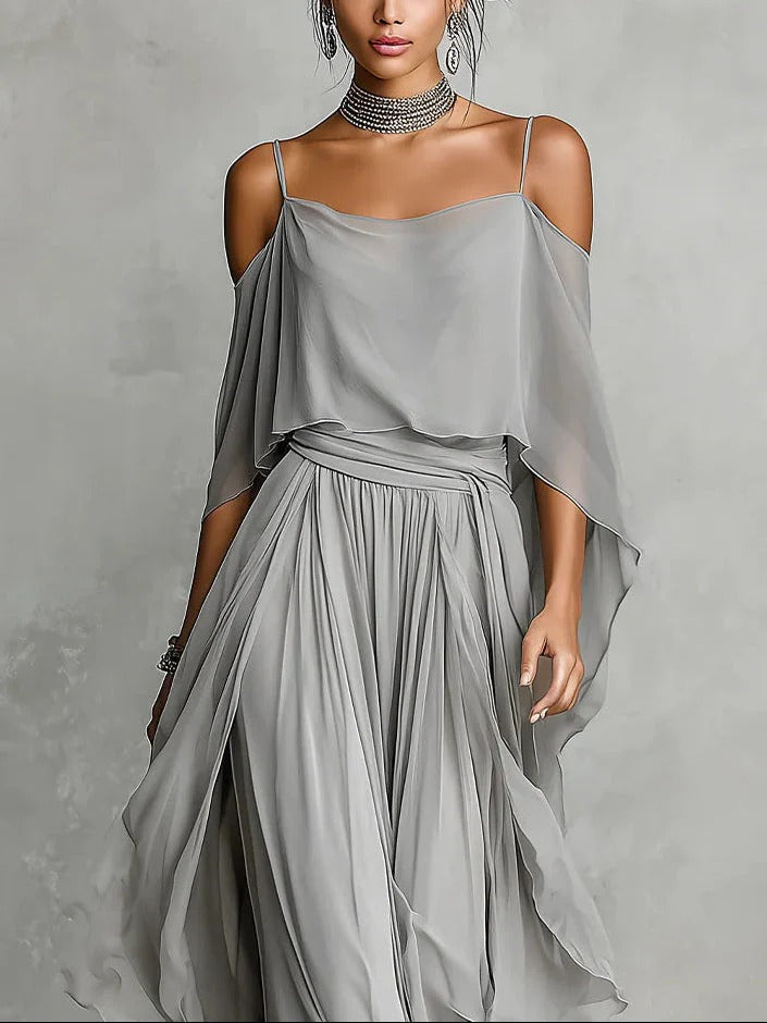 Ivah | schulterfrei Flowy Set