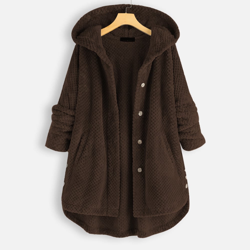 Izzy | Halblange Jacke für Damen mit Wendbarer Kapuze und langen Ärmeln