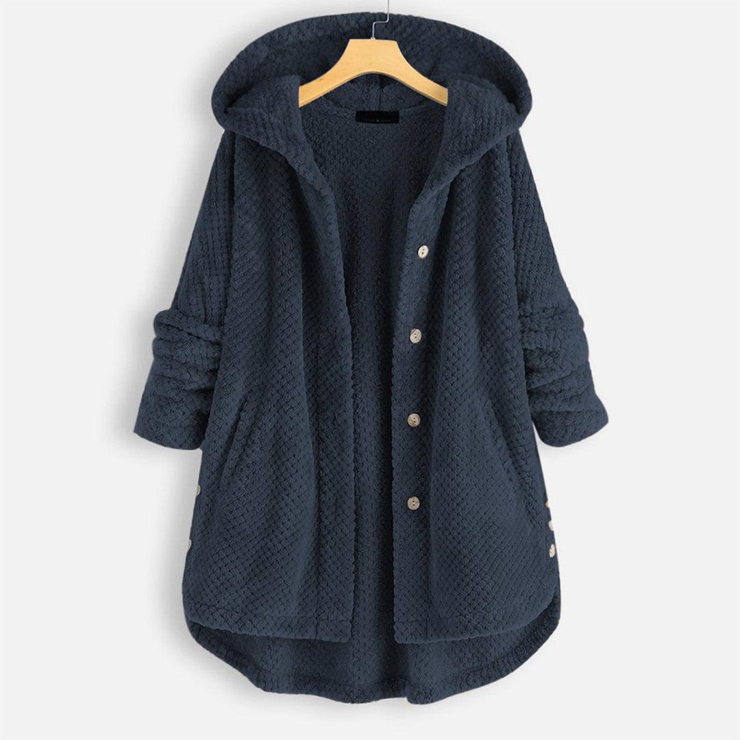 Izzy | Halblange Jacke für Damen mit Wendbarer Kapuze und langen Ärmeln