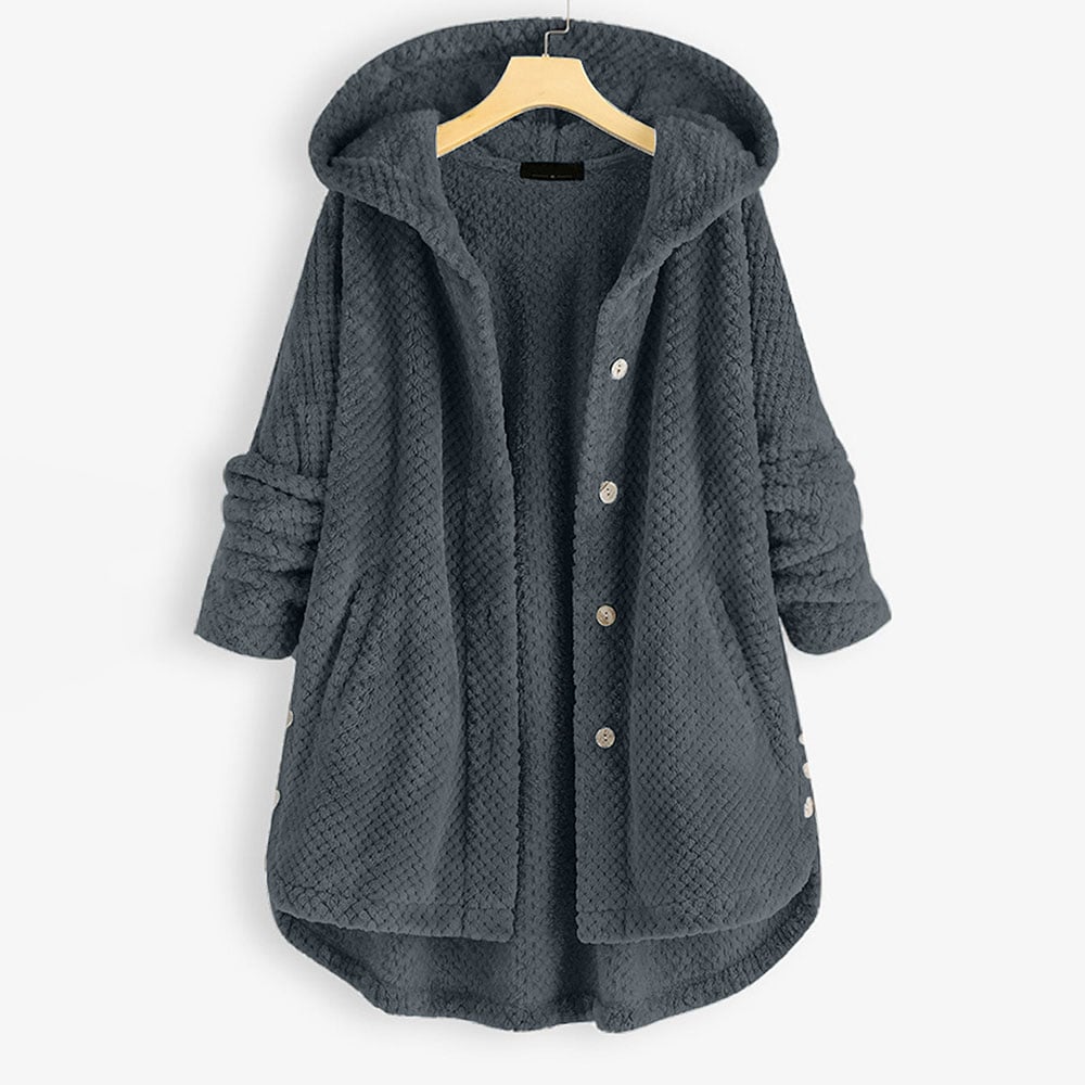 Izzy | Halblange Jacke für Damen mit Wendbarer Kapuze und langen Ärmeln