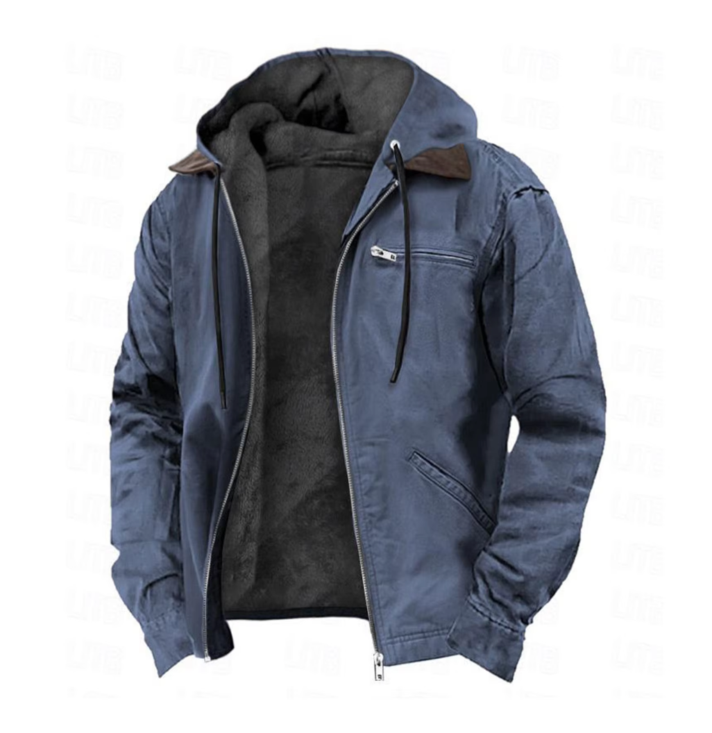 Nikolai | Klassische Vintage-Jacke für Herren mit Karomuster und Kapuze