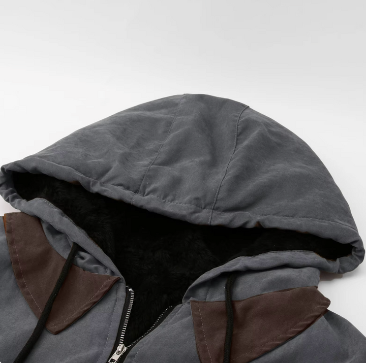 Nikolai | Klassische Vintage-Jacke für Herren mit Karomuster und Kapuze