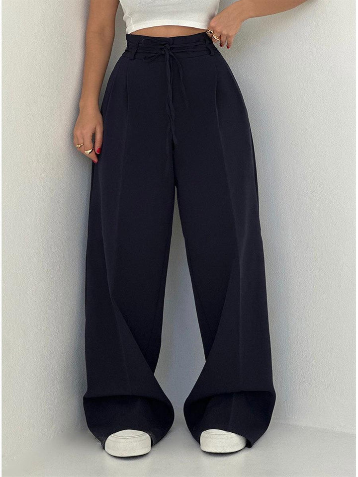 Jane- Schicke Weite Hose für Damen mit hohem Bund