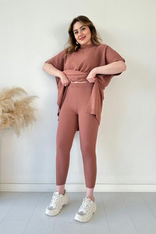 Tess | Zweiteiliges Stretch-Set (Hose + Oberteil) für Damen