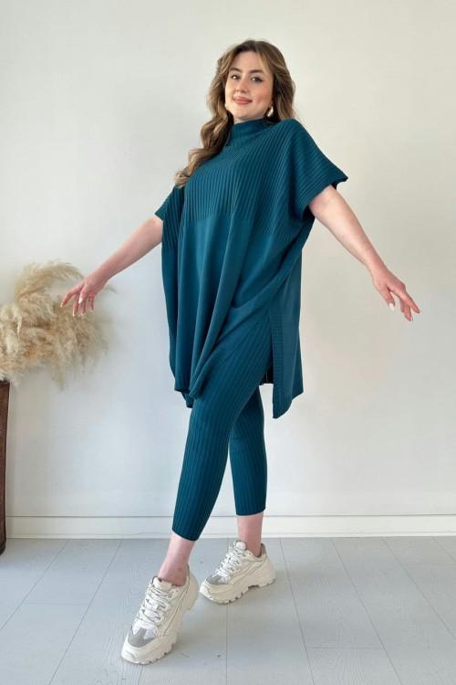 Tess | Zweiteiliges Stretch-Set (Hose + Oberteil) für Damen