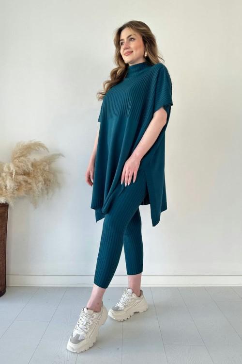 Tess | Zweiteiliges Stretch-Set (Hose + Oberteil) für Damen