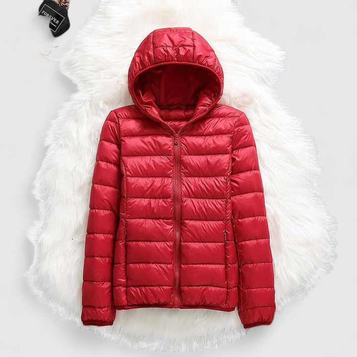 Thalyrrah Bequeme Jacke für Damen mit Rundhalsausschnitt und langen Ärmeln