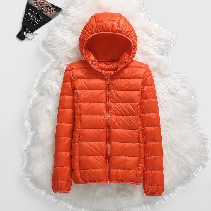 Thalyrrah Bequeme Jacke für Damen mit Rundhalsausschnitt und langen Ärmeln