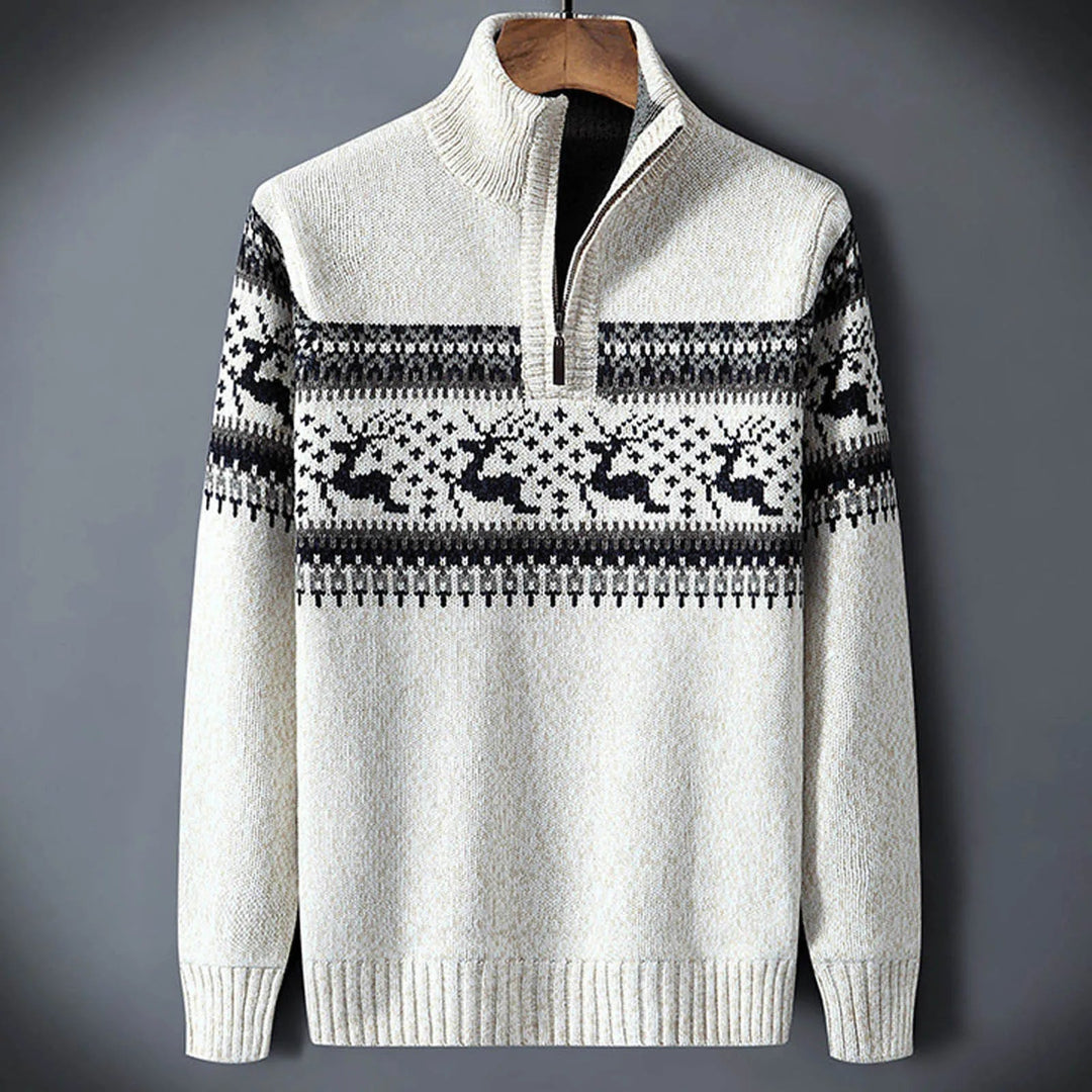 Herren Langarm-Pullover