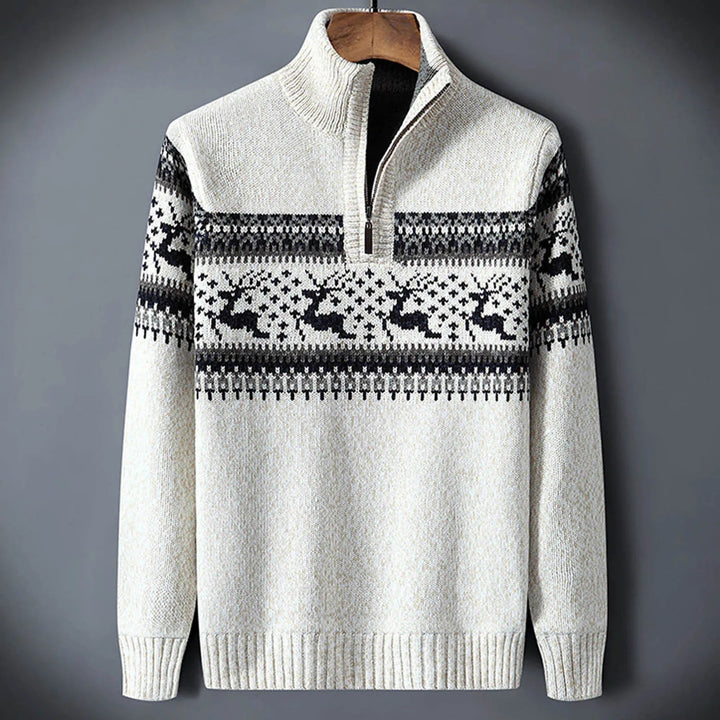 Herren Langarm-Pullover