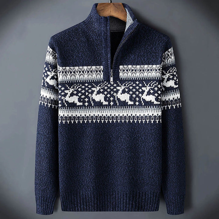 Herren Langarm-Pullover