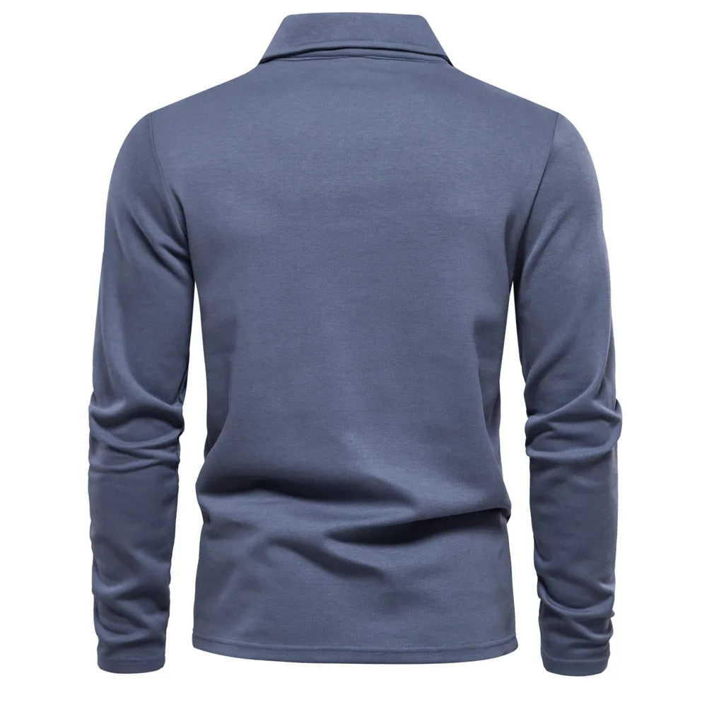 Andrea | Polopullover für Herren mit langen Ärmeln
