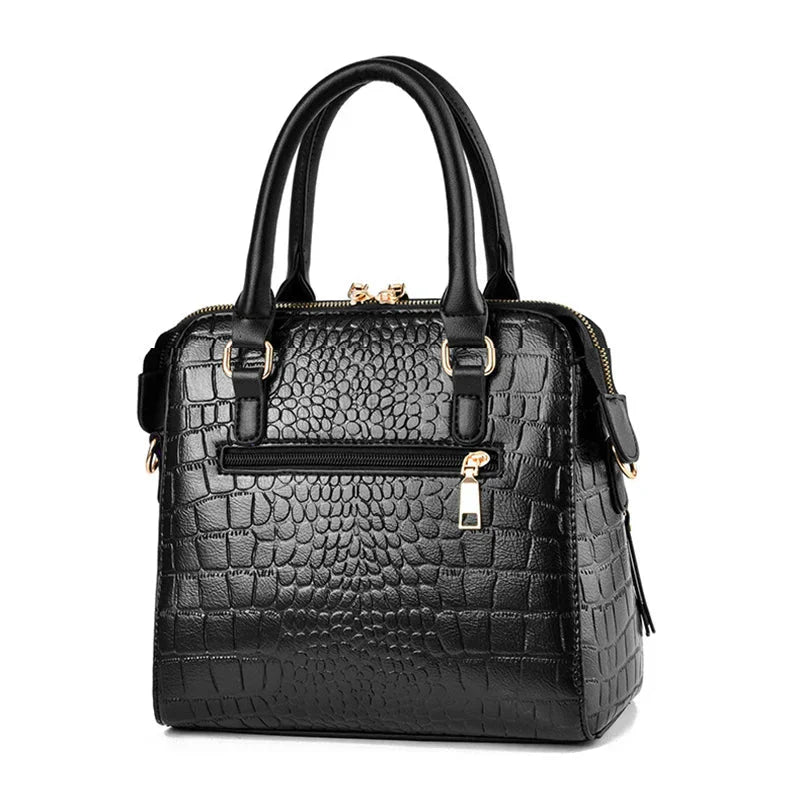 Krokodil-Prägung Tasche für Damen