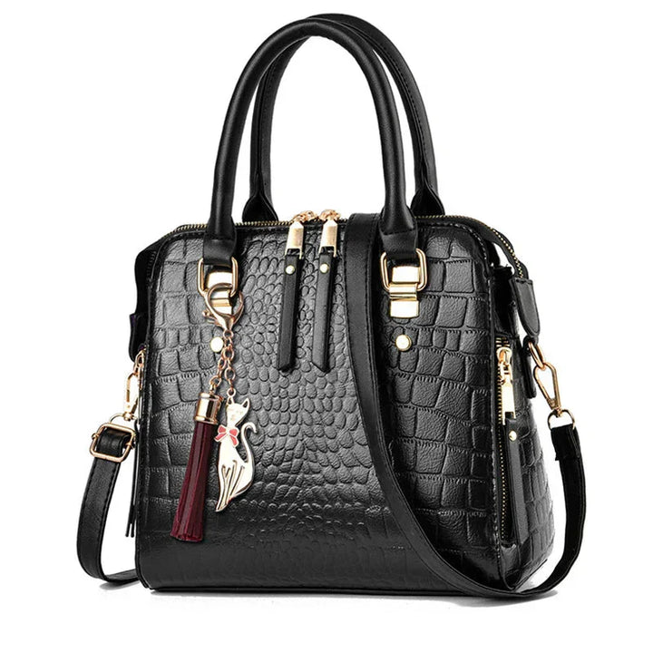 Krokodil-Prägung Tasche für Damen