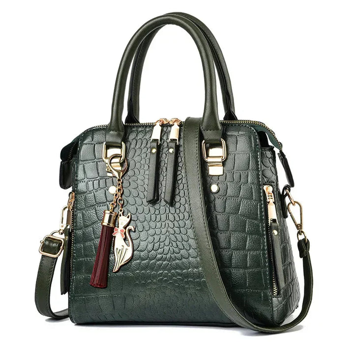 Krokodil-Prägung Tasche für Damen