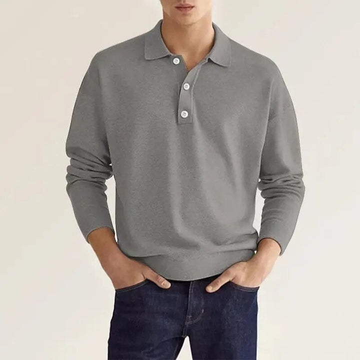 James | Elegantes Herren-Poloshirt mit Langen Ärmeln