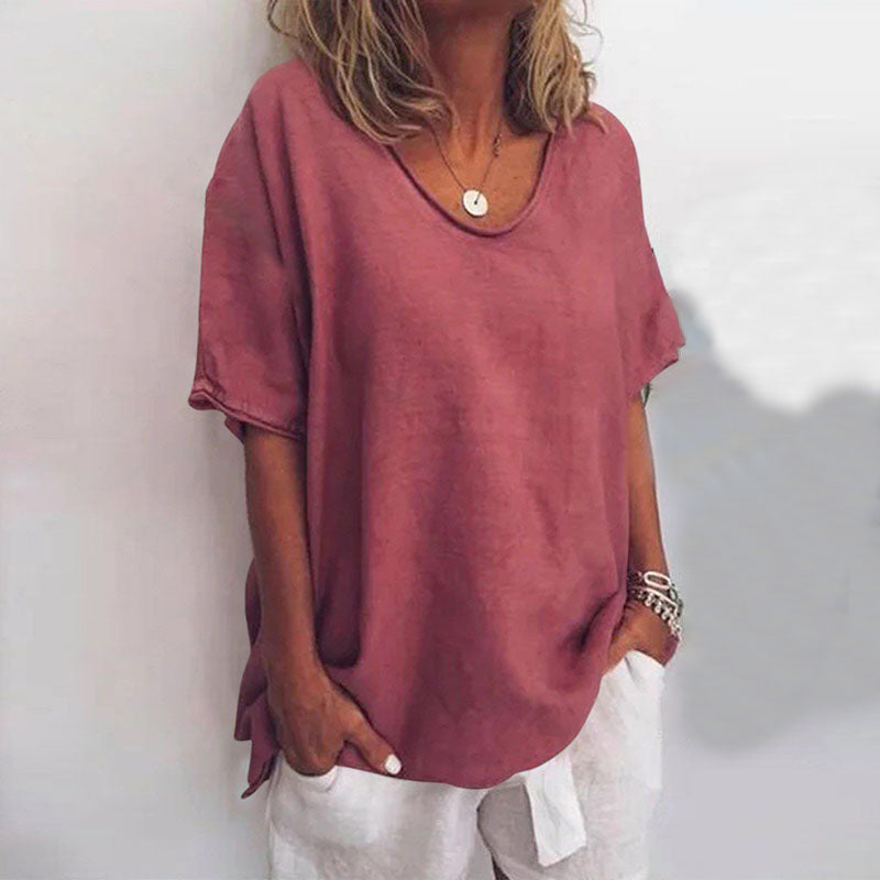 Lässiges T-Shirt | Lässiger Chic für täglichen Komfort für Damen