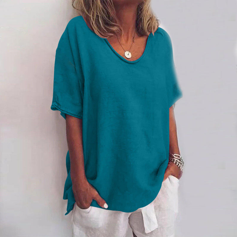 Lässiges T-Shirt | Lässiger Chic für täglichen Komfort für Damen