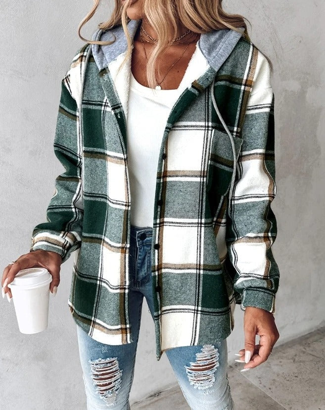 Rosanna | Gemütliche Jacke für Damen mit Kapuze und langen Ärmeln