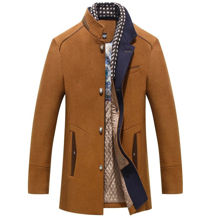 e Herrenjacke mit langen Ärmeln
