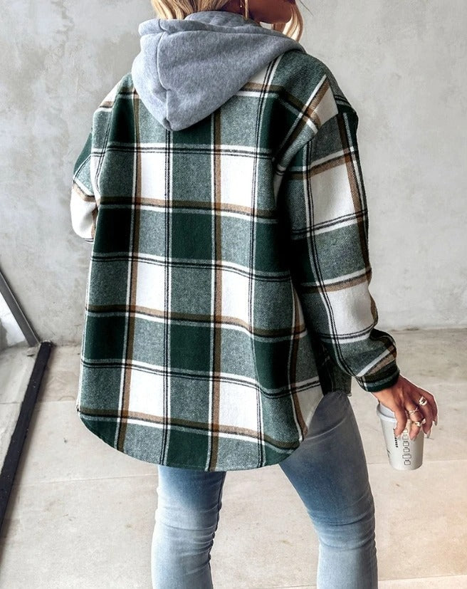 Rosanna | Gemütliche Jacke für Damen mit Kapuze und langen Ärmeln