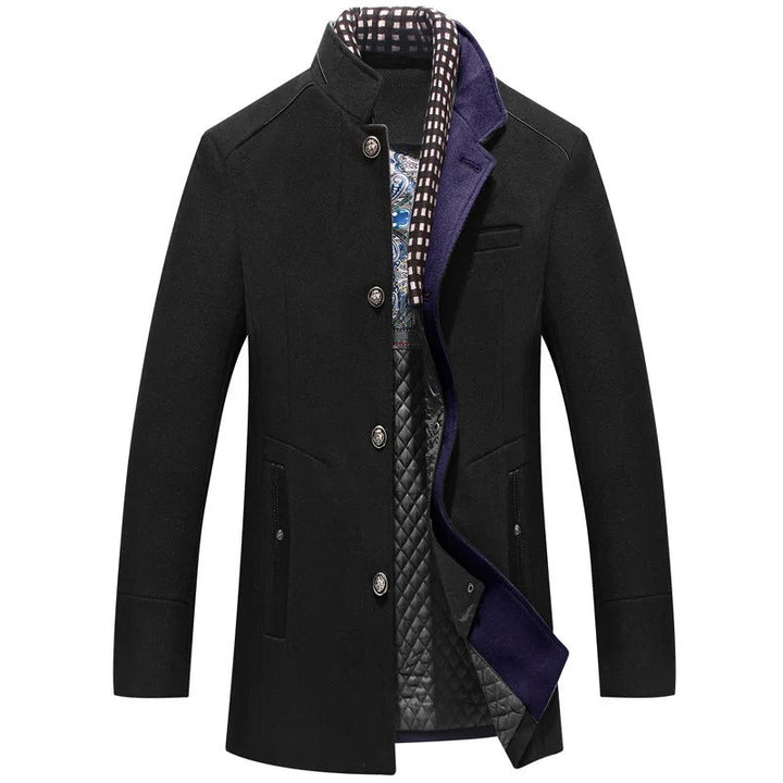 e Herrenjacke mit langen Ärmeln