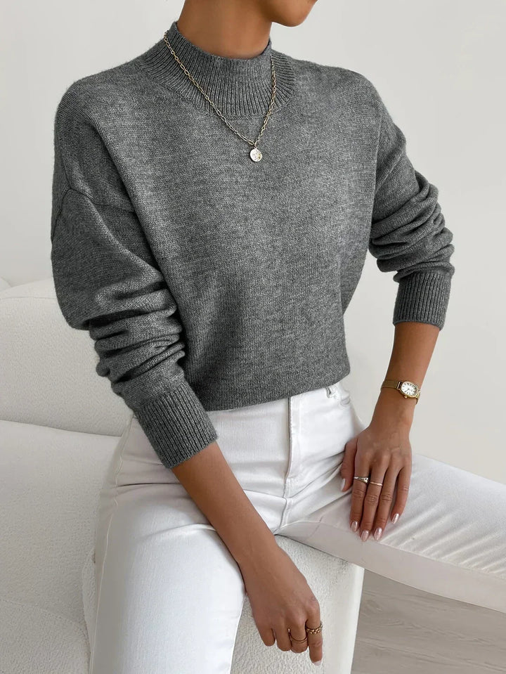 Donna | Klassischer Rollkragenpullover für Damen mit langen Ärmeln