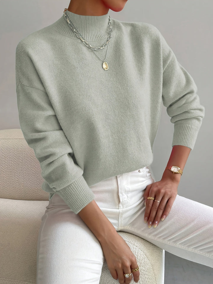Donna | Klassischer Rollkragenpullover für Damen mit langen Ärmeln